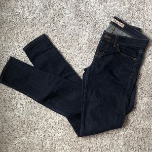 J Brand 24 waist skinny leg denim